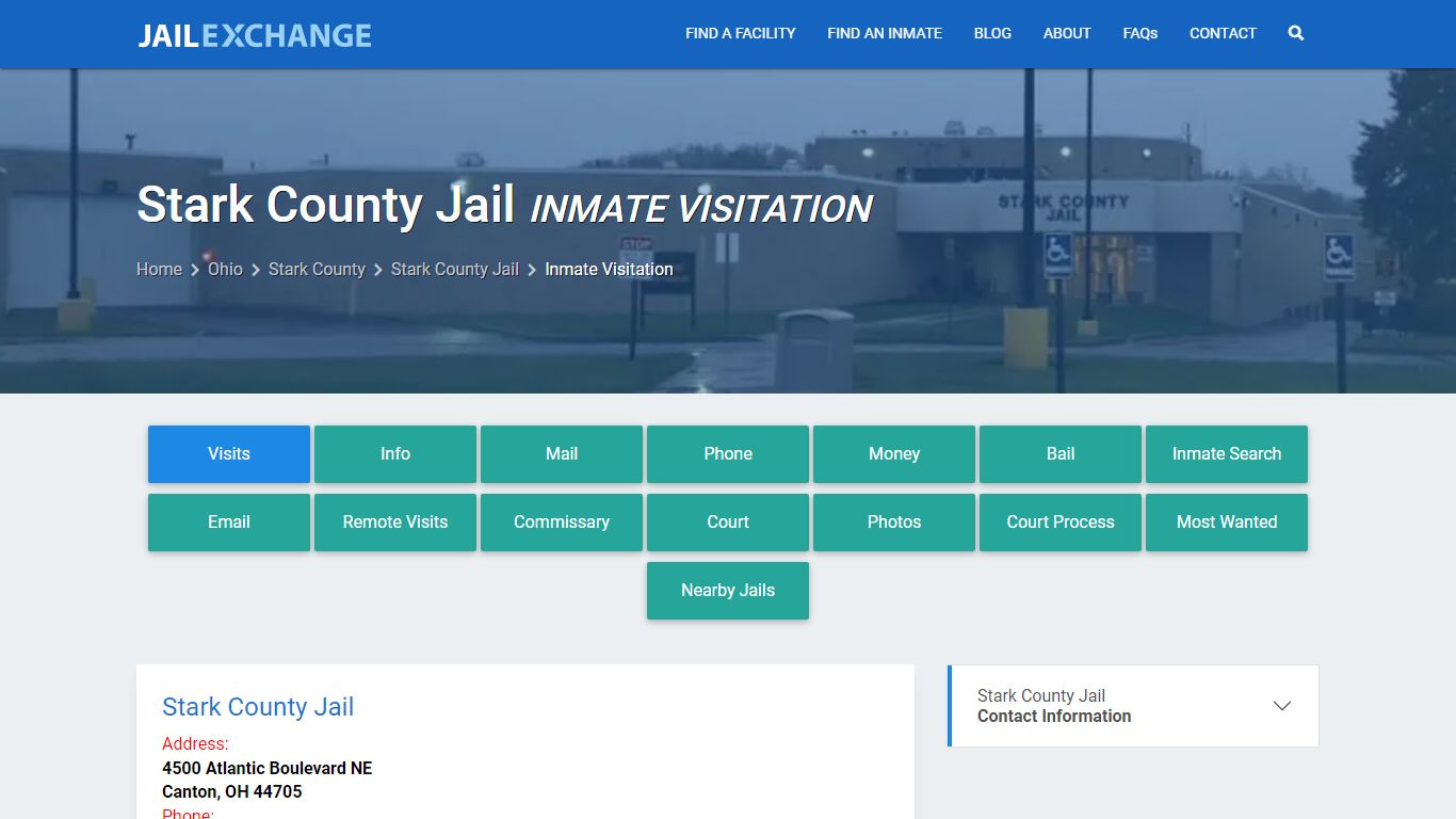 Inmate Visitation - Stark County Jail, OH - Jail Exchange